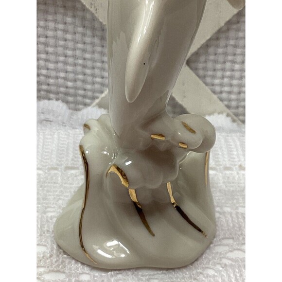 Beautiful Lenox Porcelain Dolphin Porpoise Figurine Sculpture Statue Gold Trim - Picture 6 of 10
